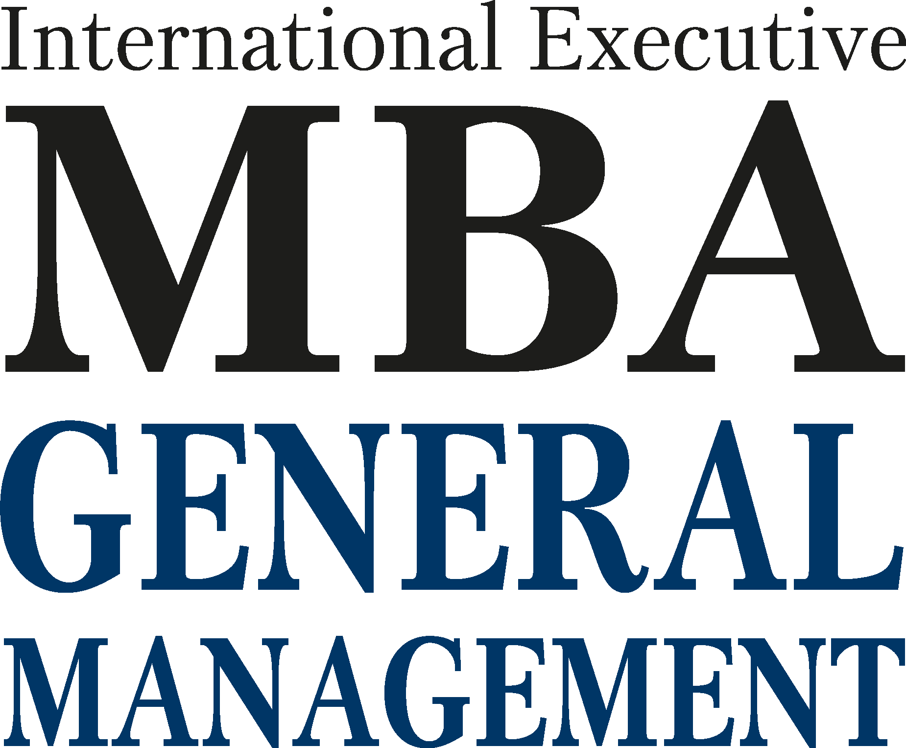 International Executive MBA General Management Logo Vector Logo